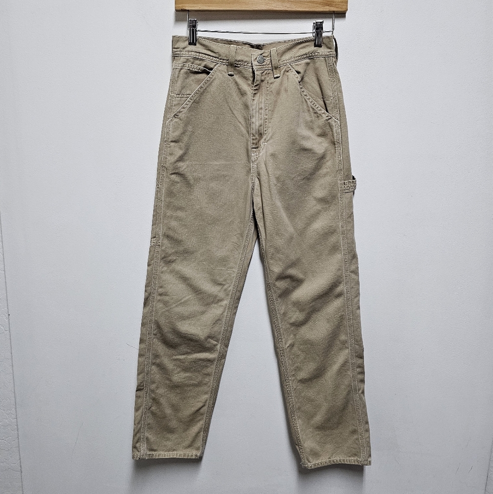 Denimist Chapel Carpenter pant in sand size 26, made of 100% cotton